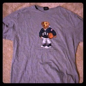 Old school polo Bear Tee 🐻🐎